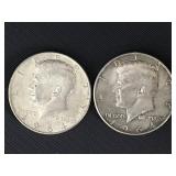 1964-PD Kennedy Half Dollar  AU