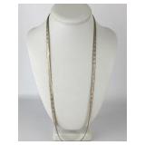 .925 Silver Necklace 28 in, 26g