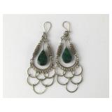 Sterling Silver Earrings, 8.1g