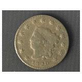 1820 Large Cent - Coronet Liberty Head  G