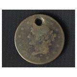 1839 Large Cent - Coronet Liberty Head  G