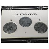 1943-PDS Lincoln Wheat Cent  AU