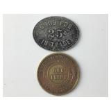 Masonic Penny & Trade Token (2)