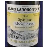 Klaus Langhoff Spatlese Rheinhessen, German-1994