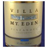 Villa Mt. Eden Zinfandel, California - 1993