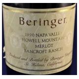 Beringer Single Bancroft Ranch Merlot 1990