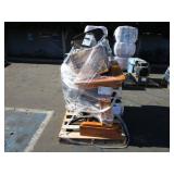 PALLET OF OFFICE ACCESSORIES AND EQUIPMENT  ASSORT
