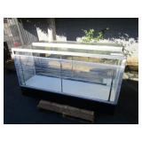 2 GLASS DISPLAY CASES