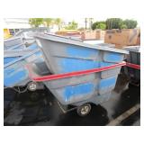 2 RUBBER MAID DUMP BINS