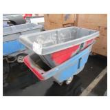 2 RUBBER MAID DUMP BINS