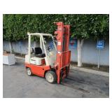 NISSAN CPF02A2OV, 3200lb cap, 2 STAGE, LP GAS NOT