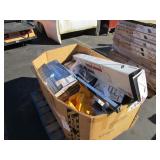 PALLET OF ASSORTED HOUSEHOLD FIXTURES, FAUCET,
