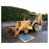 JOHN DEERE 410D BACKHOE, 4X2,