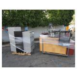 LOT OFF OFFICE CHAIRS, DESK, AND FILE CABINETS