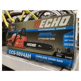 CORDLESS CHAIN SAW (ECHO)