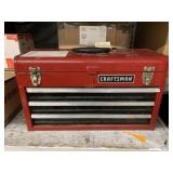 CRAFTSMAN TOOLBOX AND TOOLS  ASSORTED (MISCELLANEO