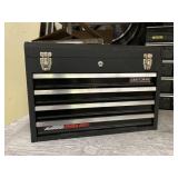 CRAFTSMAN TOOL BOX AND ASSORTED TOOLS