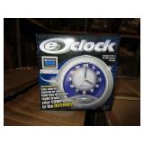 BOXES OF ASSORTED ACCESSORIES, DIGITAL CLOCK  (MIS