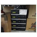 5 BLACK HP COMPUTER TOWERS