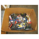 BOX OF HAND TOOLS, HAMMERS, SCREWDRIVERS