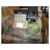 PALLET OF ASSORTED ITEMS, SPEAKERS, ELECTRONICS