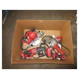BOX OF MILWAUKEE SAW AND DRILLS
