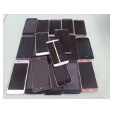 1 BAG WITH CELL PHONES, APPLE IPOD