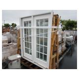 FIBERGLASS HINGED PATIO DOOR DOUBLE GLAZED, ARGON