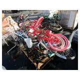 PALLET OF ASSORTED BICYCLES