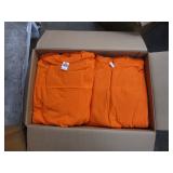 BOX OF T-SHIRTS, ASSORTED COLORS AND SIZES