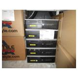 5 BLACK HP COMPUTER TOWERS