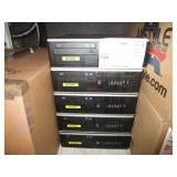 5 BLACK HP COMPUTER TOWERS