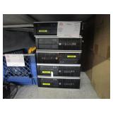 5 BLACK HP COMPUTER TOWERS