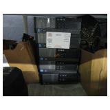 5 BLACK DELL COMPUTER TOWERS