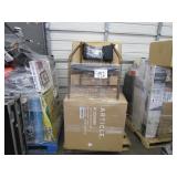 4 ARTICLE LENTO LOUNGE CHAIR, BLACK LEATHER
