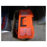 TOOL BOX WITH ASSORTED HAND TOOLS