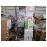 PALLET OF ASSORTED HOUSEHOLD ITEMS TOASTER OVEN, D