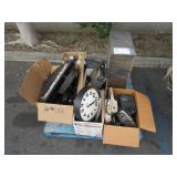 PALLET OF PHONES, CLOCK, AND MISC ITEMS