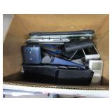BOX OF CELL PHONES, MP3, ASSORTED BRANDS