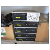 5 BLACK HP COMPUTER TOWERS