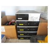 5 BLACK HP COMPUTER TOWERS