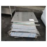 METAL PREP TABLES AND SHELVING