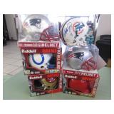 1 LOT WITH MINI FOOTBALL HELMET