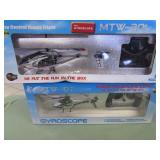 1 LOT WITH ELECTRONIC HELICOPTER WITH GYROSCOPE