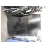 BLACK TOSHIBA FLAT SCREEN TV