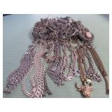 1 BAG W/SILVER TONE CHAINS