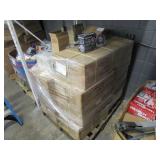 PALLET OF CLOCKS AND ELECTRONICS ARM SLEEVES