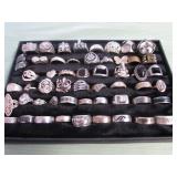1 BAG W/SILVER TONE RINGS