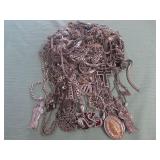 1 BAG W/SILVER TONE JEWELRY