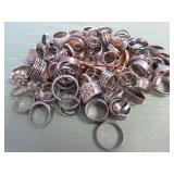 1 BAG W/SILVER TONE RINGS